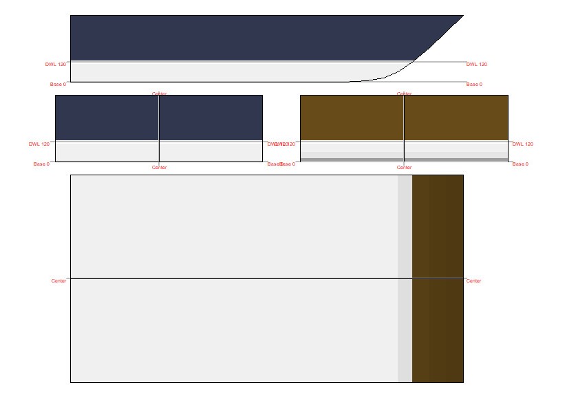 235 cm x 125 cm - I-Flat Bottom - Isikhephe saMandla