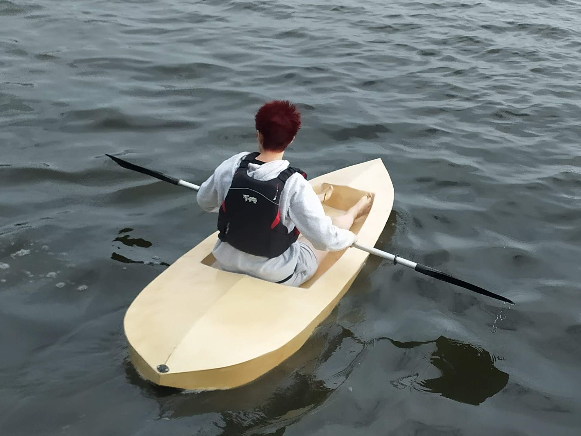 240 sm x 80 sm - seat up kayak - CNC Plans