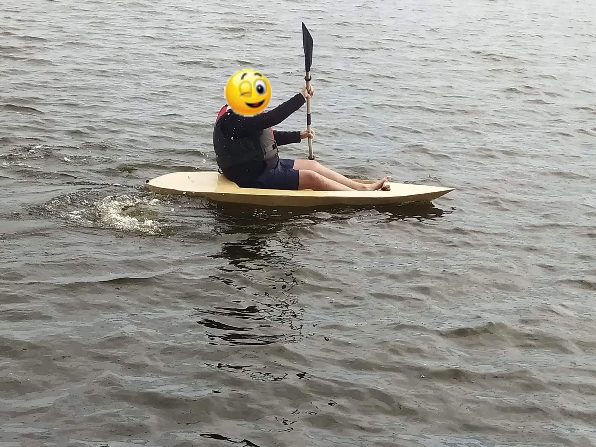 240 cm x 80 cm - nofo i luga kayak - CNC Fuafuaga
