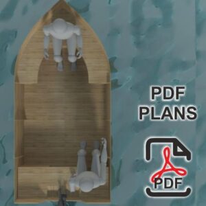 340 cm x 160 cm – Power Boat – PDF plans