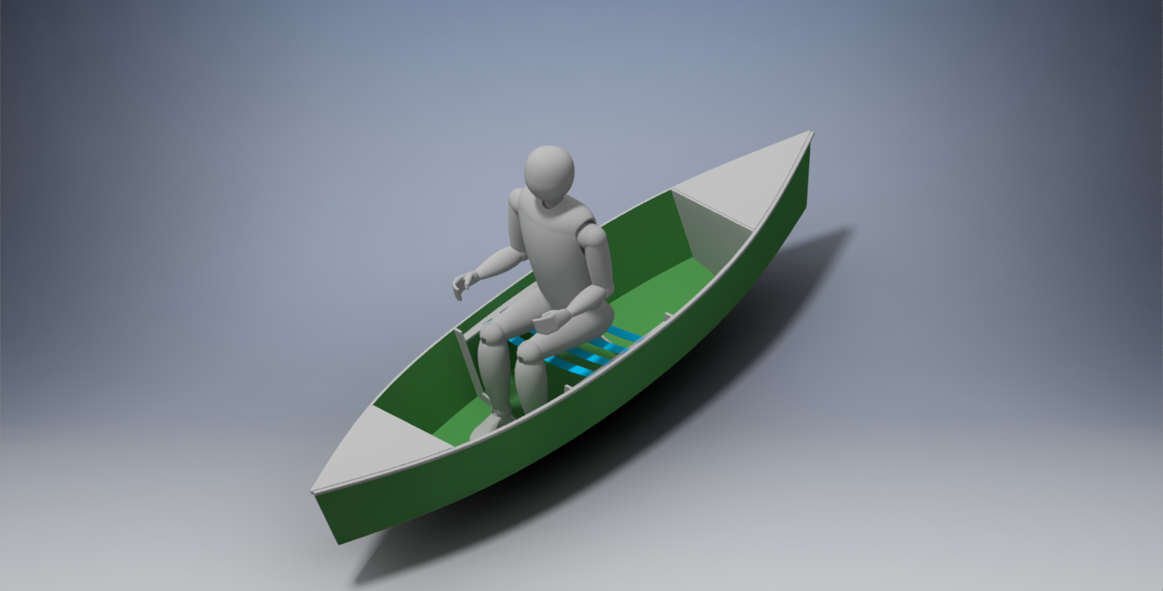 325 cm x 78 cm – canoe – Free plans