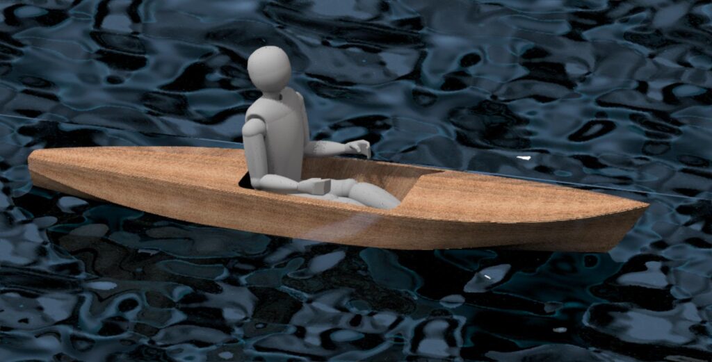 375 cm x 73 cm - kayak