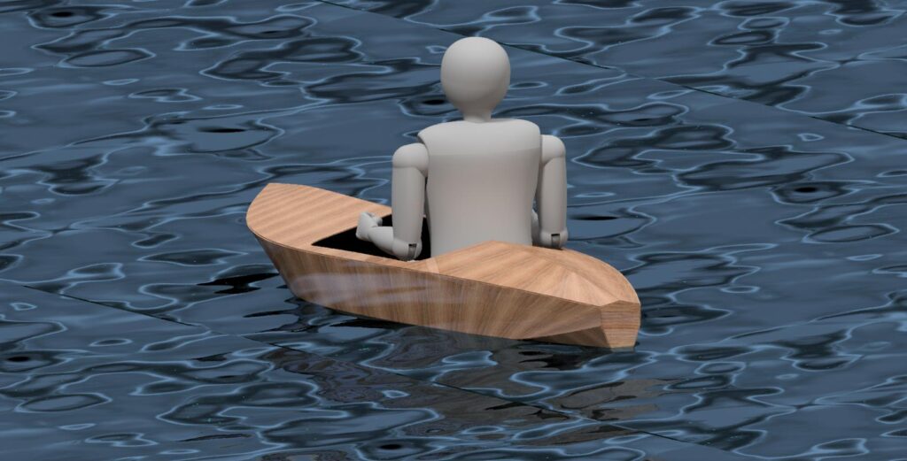 375 cm x 73 cm - kayak