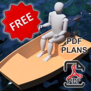 230 cm x 120 cm - Power Boat - Free PDF plans