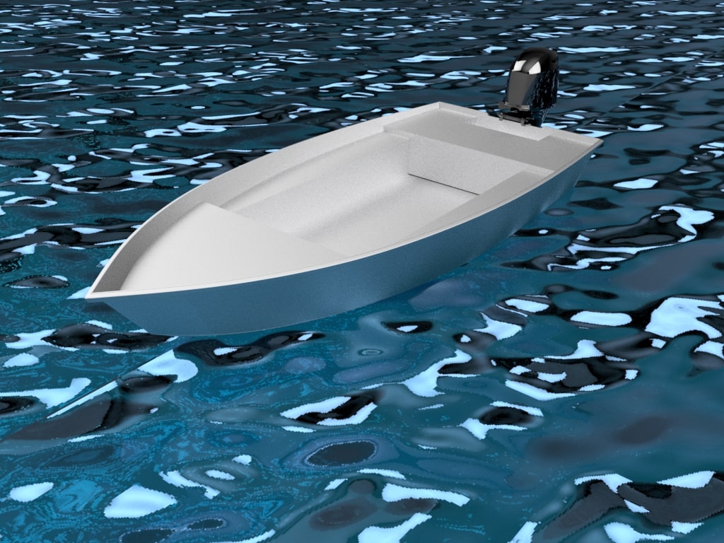 425 sm x 170 sm - Aluminium Skiff Power Boat - Plans